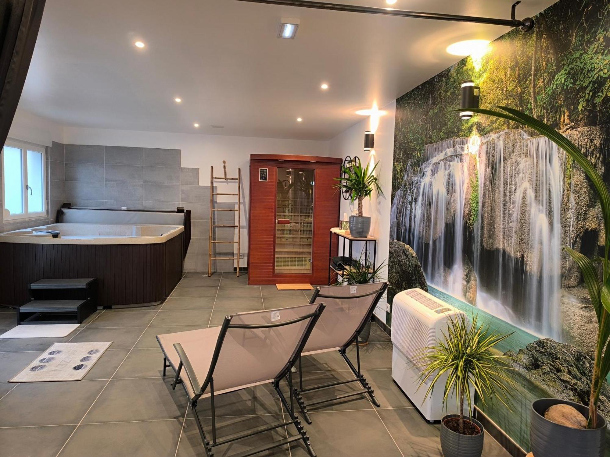 Gite Bonheur Et Charme Spa-Sauna Forfait 2H Inclus Kintzheim Bagian luar foto