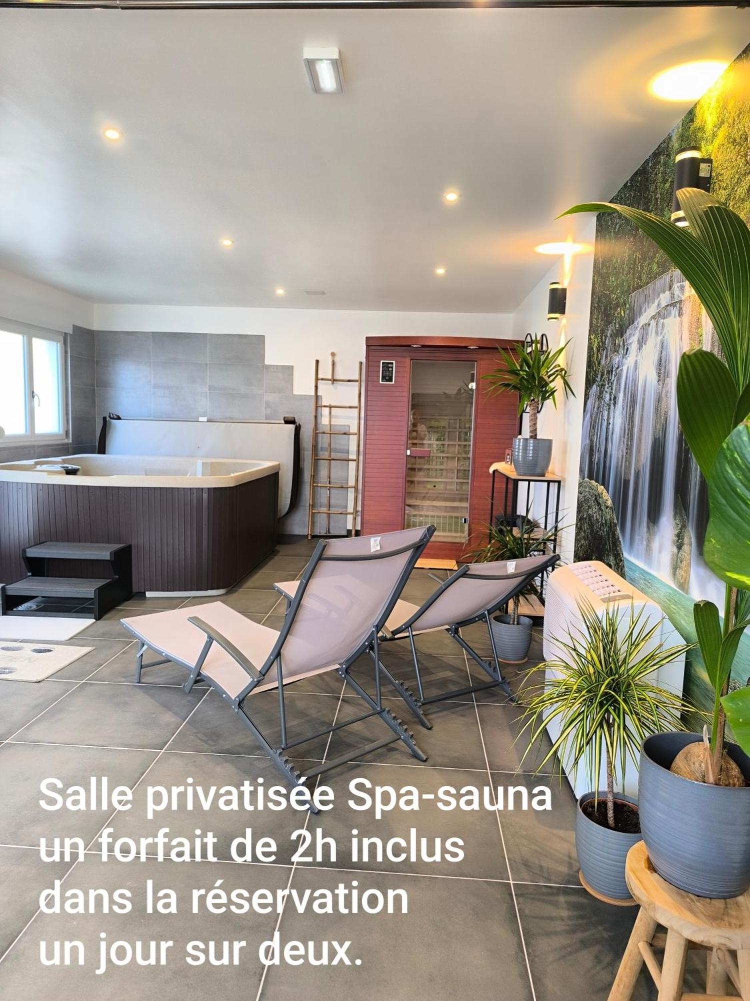 Gite Bonheur Et Charme Spa-Sauna Forfait 2H Inclus Kintzheim Bagian luar foto